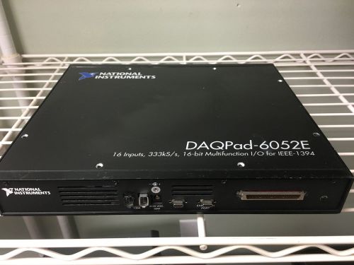 NI DAQPad-6052E p/n 187092A-01 16 Inputs 333KS/s 16-bit Multifunction