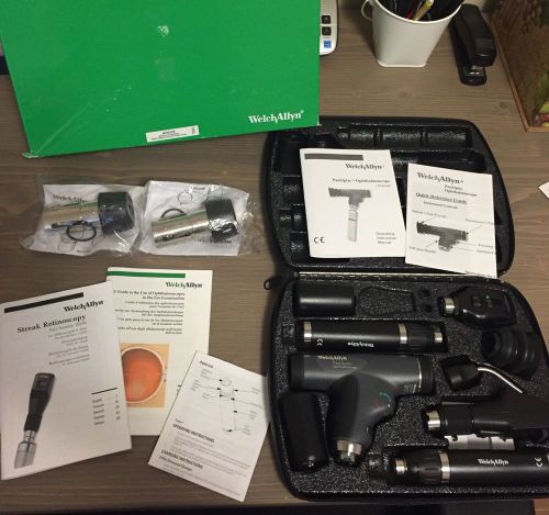 Welch Allyn Diagnostic Set- Retinoscope, DO, Transilluminator and PanOptic