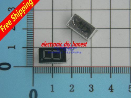 10pcs digital red highlighted word 1bit 0.56inches Common anode 10pin flat#U534