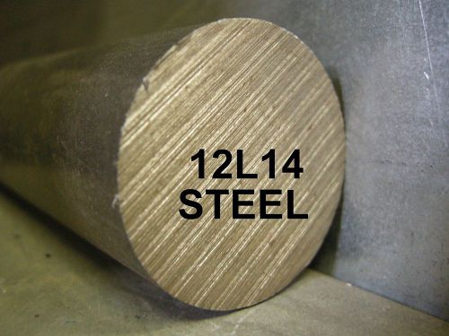 12L14 1-1/2&#034; x 36&#034; ROUND BAR STEEL STOCK FOR LATHE CNC MACHINE SHOP