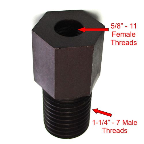 Core Drill Bit Adapter 1-1/4&#034; - 7 Male to 5/8&#034; - 11 Female