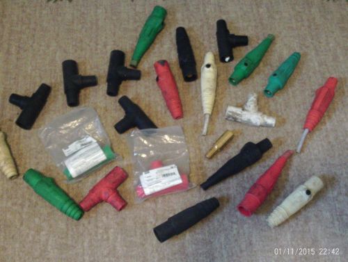 Hubbell Pole Connectors and Receptacles - Lot of New &amp; Used