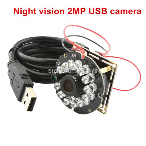 1080P Night Vision Camera IR 12LED Board for Raspberry Pi MJPEG 30fps 12mm Lens