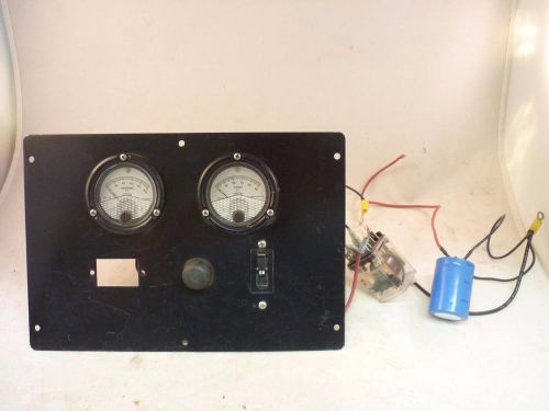 Panel with Phaostron Volt Amp Meters Analog Custom DIY Project Cover