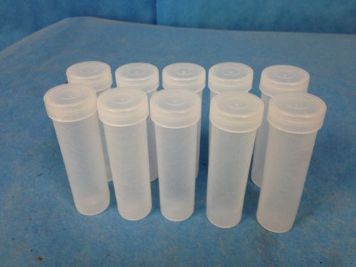 Nalgene 28ml plastic snap cap vial lot of 10 for sale