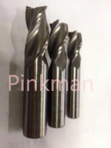 2pcs 17mm Three Flute HSS Aluminium End Mill Cutter CNC Bit