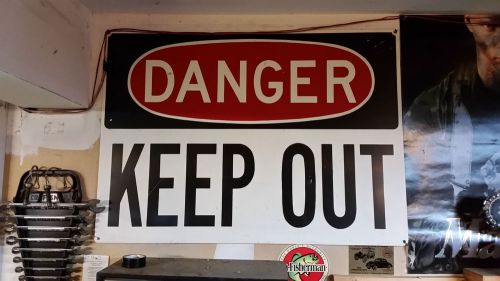 Danger keep out sign,  road sign,  traffic sign, construction sign, metal for sale