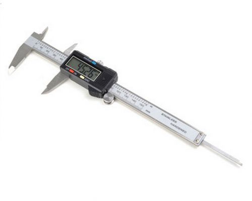 Stainless steel digital electronic gauge vernier caliper micrometer 15cm/6&#034; for sale