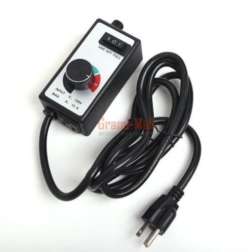 Variable Voltage Router Speed Control Controller 120V 15 Amps Universal