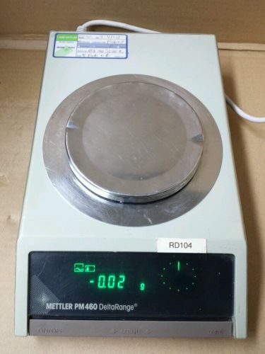 Mettler pm 460 scale electronic lab gram