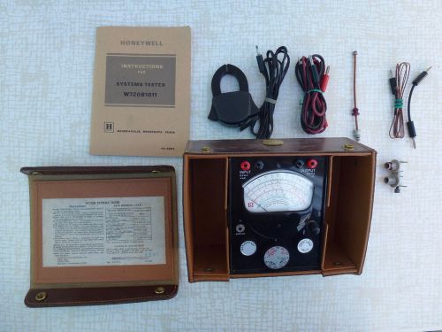Honeywell Systems Tester W720B1011 with attachments and instructions