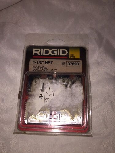 Rigid 1 1/2&#034; NPT Thread Chasers High Speed 37890 NEW In Package Pipe Dies