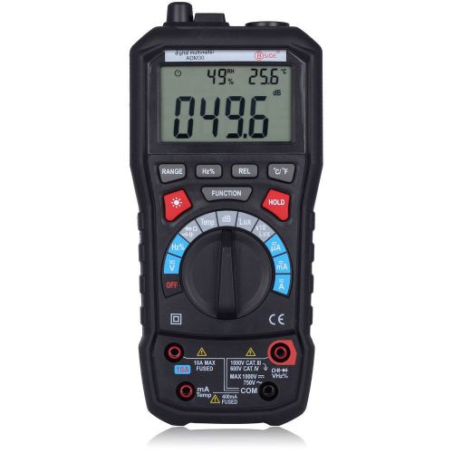 BSIDE ADM20 5-in-1 Auto Range Multimeter DMM AC DC Voltage Lux Sound Level Freq