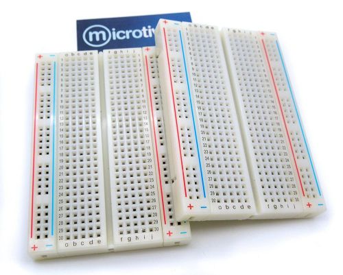 Microtivity IB408 Pack of 2 400-point Experiment Breadboards - NEW -