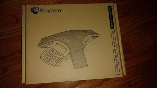 NEW Polycom SoundStation IP 5000 VoIP Conference Phone (2200-30900-025) - POE
