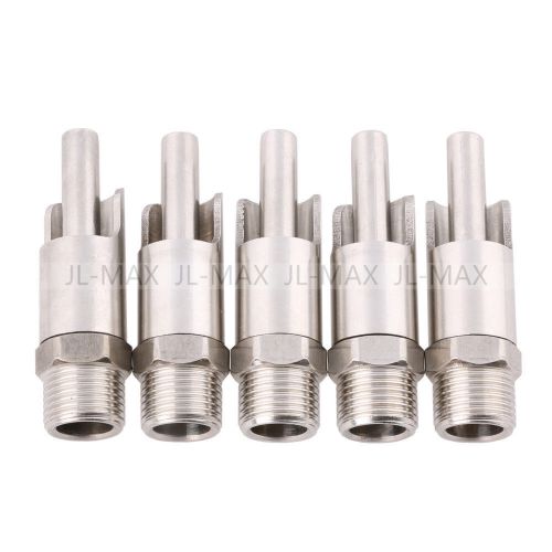 5PCS Straw Type Stainless Steel Pig Automatic Nipple Drinker Waterer Feeder