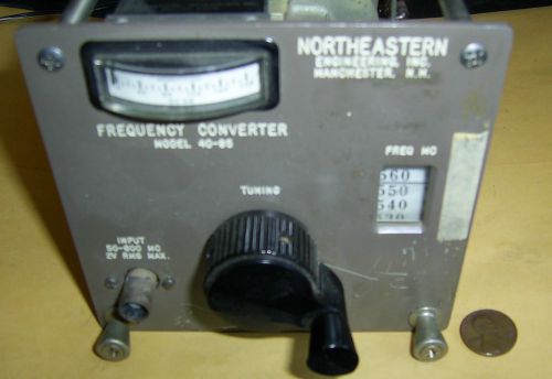 Vintage Plug-In Frequency Converter  Model 40-95 by Northeastern Engineering Inc