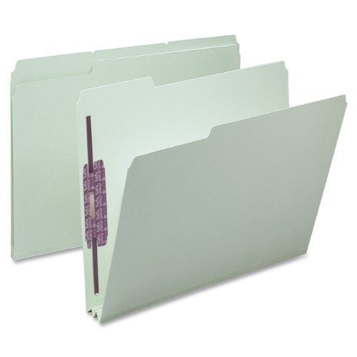 Smead Pressboard File Folder with SafeSHIELD® Fasteners, 2 Fasteners, 1/3-Cut