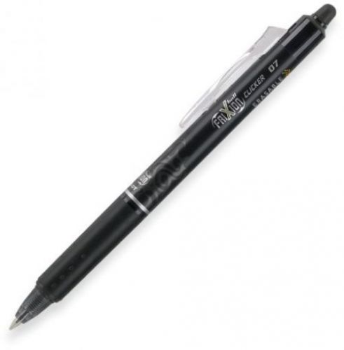 Pilot FriXion Clicker Retractable Erasable Gel Pens, Fine Point, Black Ink, Box