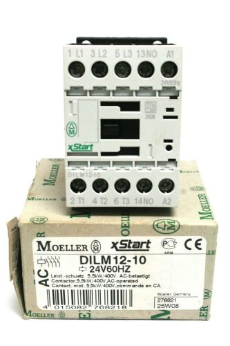 DILM12-10 KLOCKNER MOELLER CONTACTOR XSTART 10 HP 600V 3PH 20A COIL 24VAC 60HZ