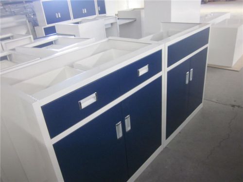 Laboratory furniture, cabinet, benches, brand new ( navy color) for sale