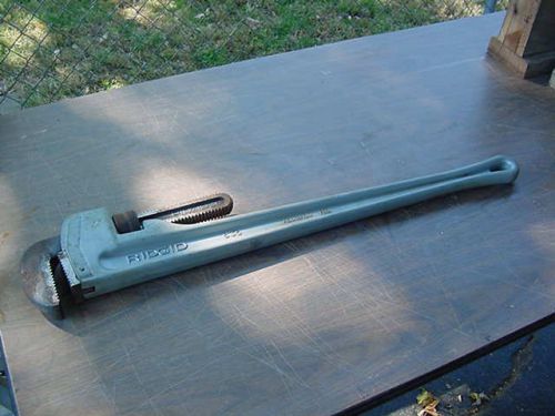 Ridgid 36&#034; aluminum pipe wrench #836 for sale