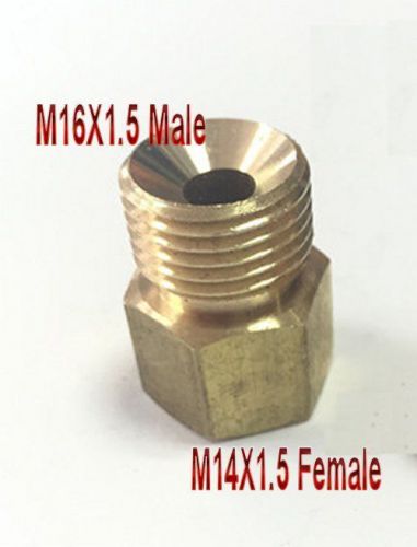 Fitting reducer metric m16 m16x1.5 male to m14 m14x1.5 female gauge meter  l-d7 for sale