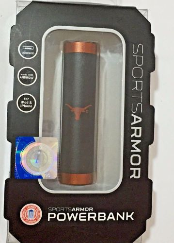 UT Longhorn Charger Phone Sports Armor Powerbank  Compact