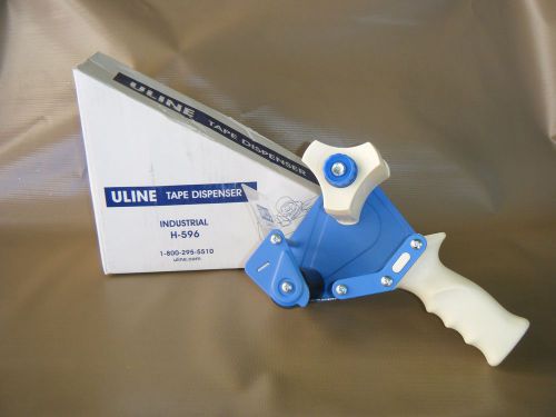 Uline h-596 packing tape dispenser 3-inch side load gun for sale