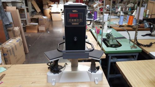 Insta model 907 label and tag dual station heat press transfer machine for sale