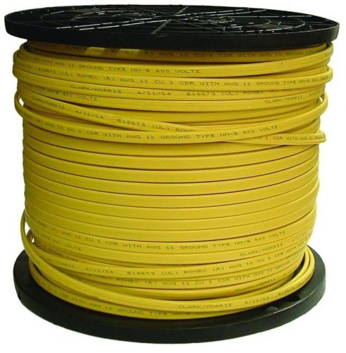 Romex 1000 Ft. 12/2 NM-B AWG Gauge Indoor Wire Building Electrical Wiring Cable