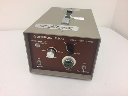Olympus clk-3 cold light supply for sale