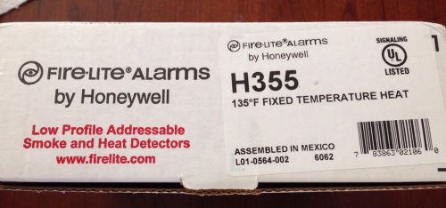 Fire-lite H355 135F Fixed Temp Addressable Heat Detector. Perfect Condition!