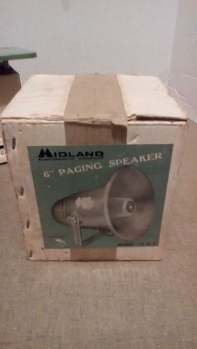Vintage Midland 6&#034; Paging Speaker Model 21-405 NOS Box still Sealed!