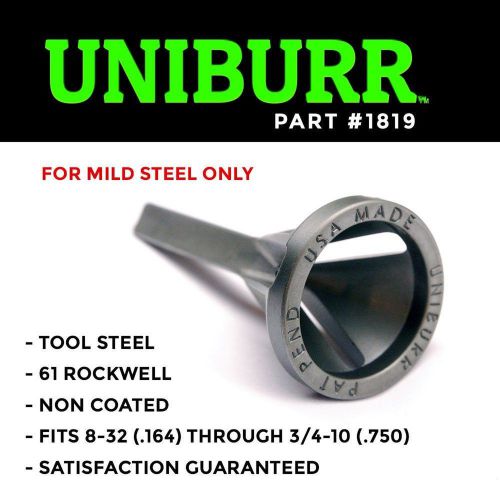 Uniburr 1819 standard deburring tool bit small for sale