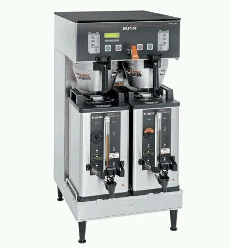 BUNN DUAL SH DBC COMMERCIAL COFFEE BREWER MAKER soft heat digital hot water tap