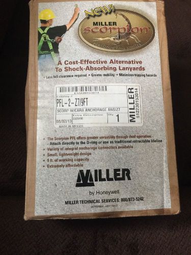 Miller pfl-2-z7/9ft scorpion 9-foot personal fall limiter for sale