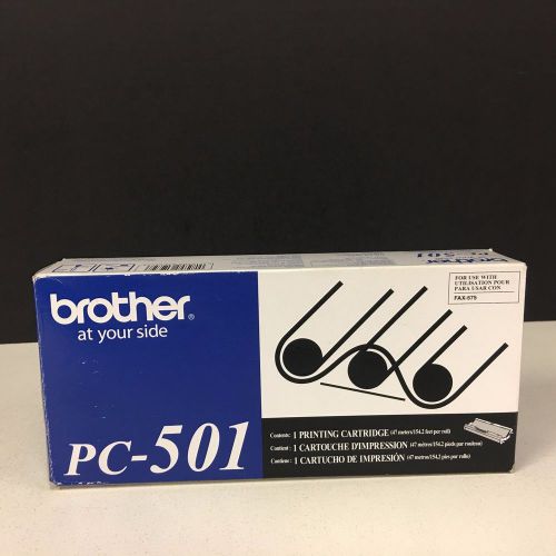 Genuine Brother PC-501 Printing Cartridge for Fax 575 OEM