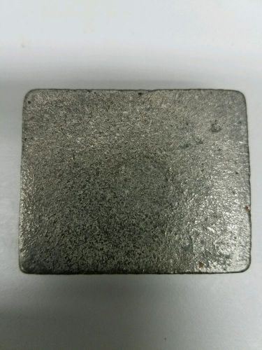 Jewerly pounding block solid steel 5lbs 3-1/2&#034; x 3-1/2&#034; x 1-1/2&#034; not polish for sale