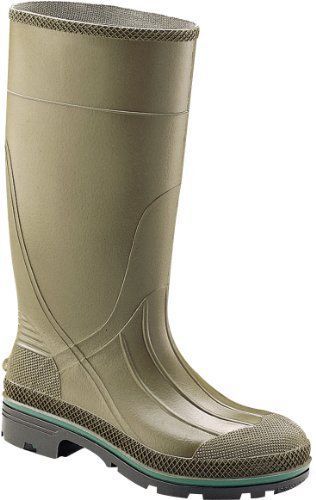 Servus MAX 15 PVC Chemical-Resistant Soft Toe Mens Work Boots, Olive, Green &amp;