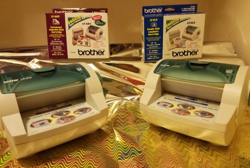 Two (2) Brother LX-570 Laminator Backster Multi finisher Cartridges included