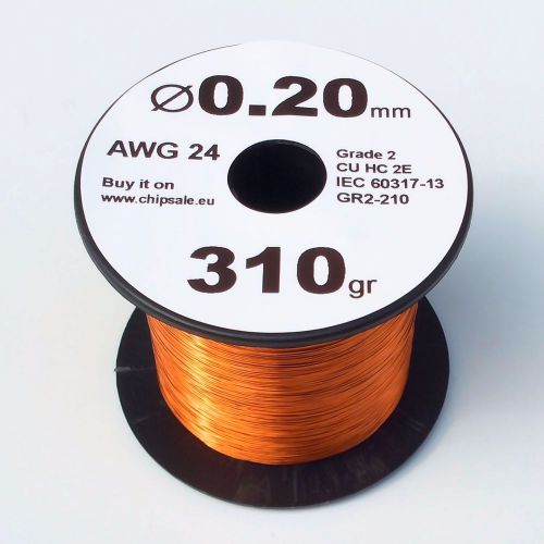 0.2 mm 32 AWG Gauge 310 grams ~1100 m Enamelled Copper Magnet Enameled Wire Coil