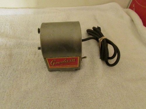 Vintage Goodwin Electric Motor Working