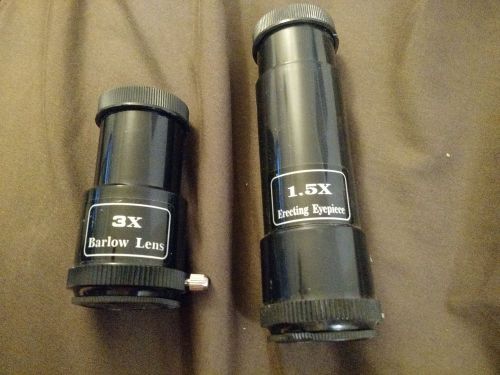 Microscope Lenses- Barlow and Erecting Eyepiece