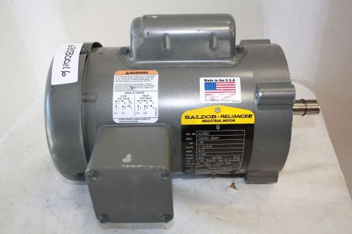 BALDOR VL3501 1/3 HP 1725 RPM 1 PHASE ELECTRIC MOTOR