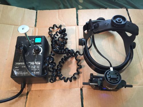 Topcon ID-5 Ophthalmoscope , Topcon PS-108 Power Supply