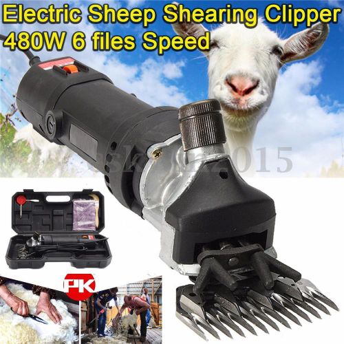 480W 220V Electric Sheep Shearing Clipper Shear Goats Supplies Alpaca Farm Shear