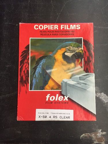 Filed Copier Films X-50.4 RS Clear