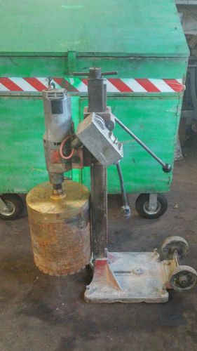 milwaukee core drill 2speed motor forward and rev.with 12&#034; core drill load meter