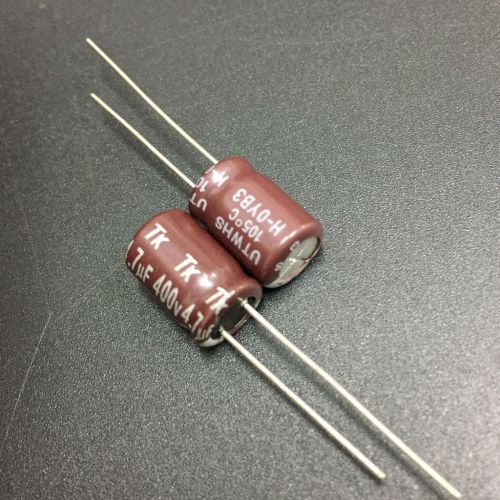 20pcs 4.7uf 400v tk utwhs 8x12mm 400v4.7uf electrolytic capacitor for sale